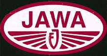 logo Jawa na palivové nádrži